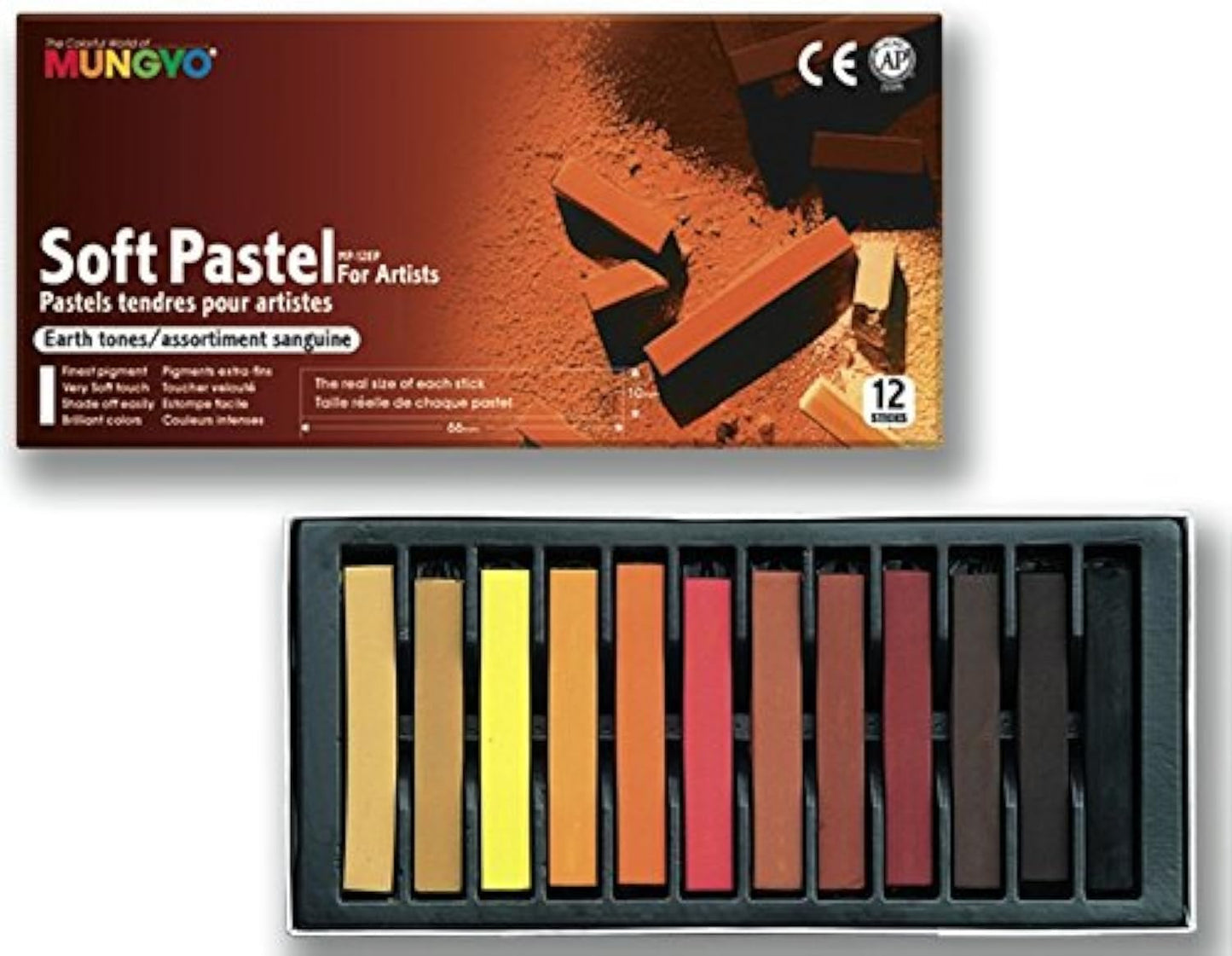 PASTEL SUAVE MUNGYO MP 12E EARTHTONES 730113