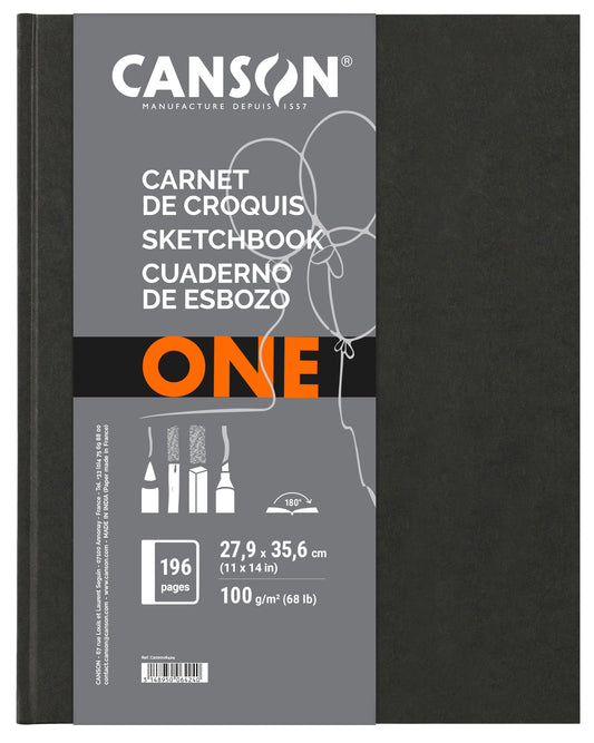 LIBRO CANSON ART BOOK ONE COSIDO 27.9X35.6CM 98HJ 100G 57535