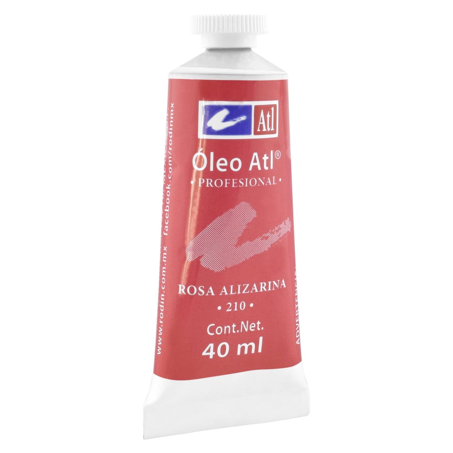 PINTURA AL OLEO ATL T-14 40ML ROSA ALIZARINA NO 210 11473