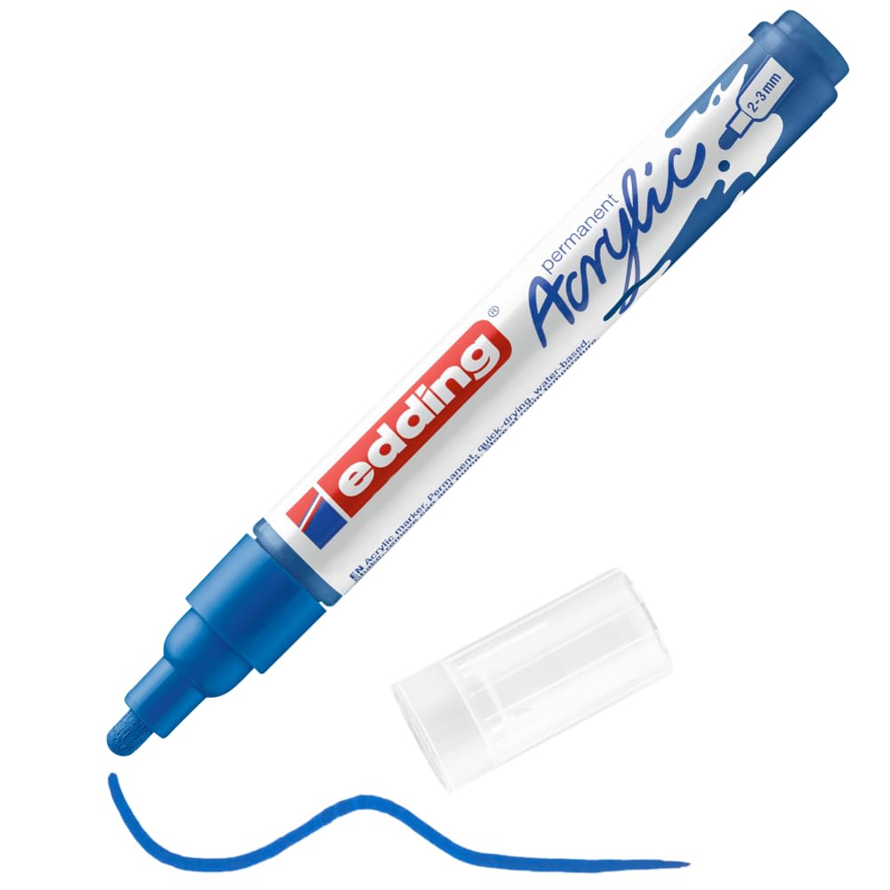 MARCADOR EDDING ACRYLIC 2-3mm AZUL 61-E-5100-903