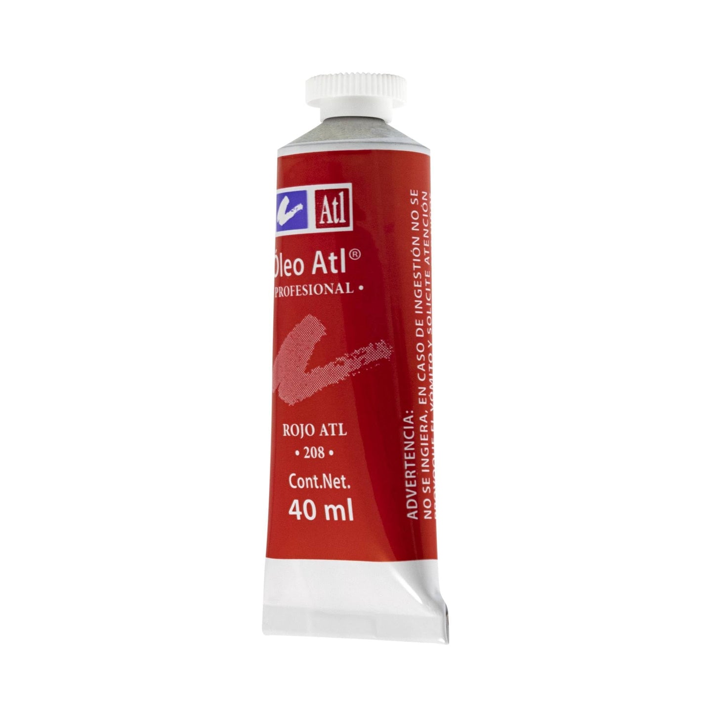 PINTURA AL OLEO ATL T-14 40ML ROJO NO 208 11471