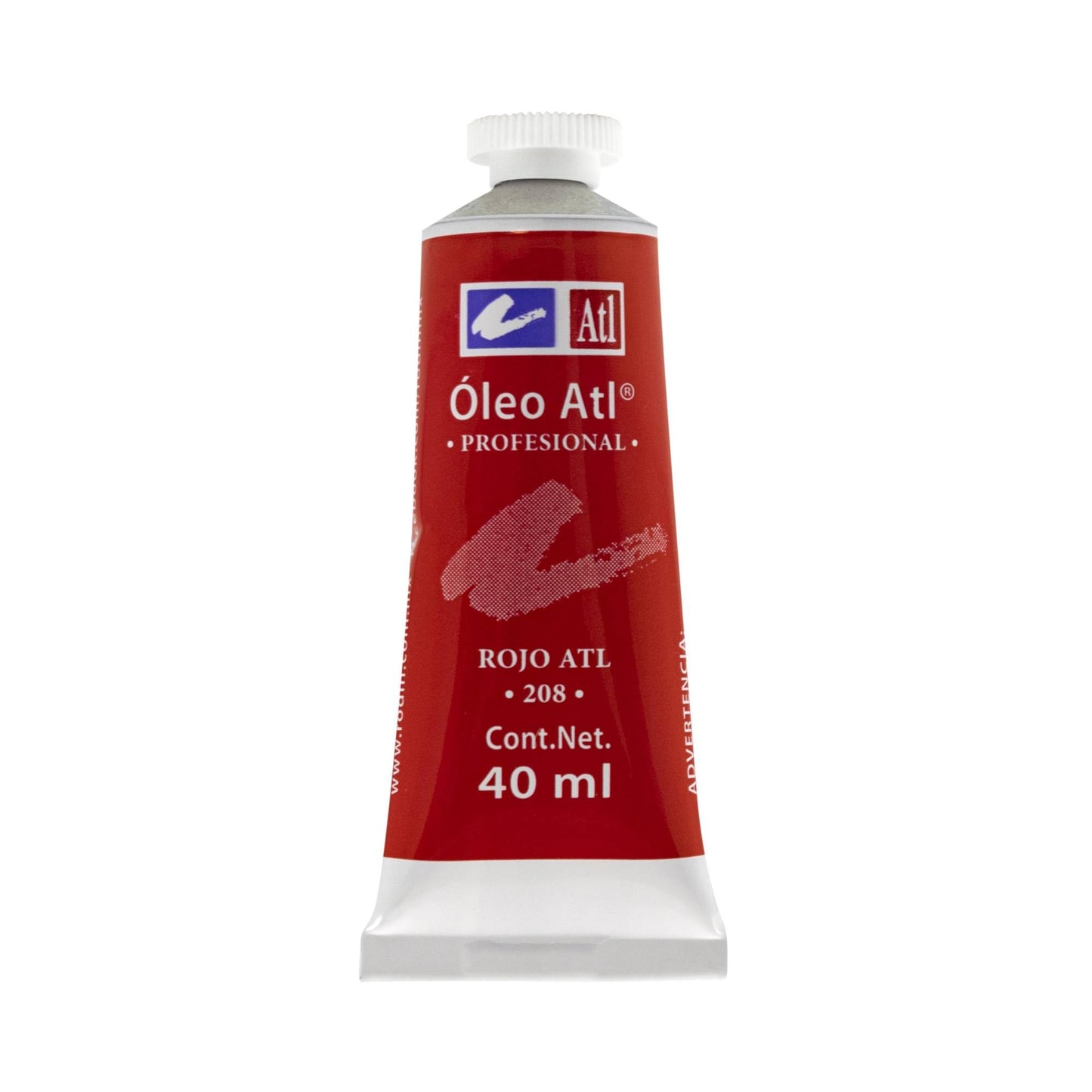 PINTURA AL OLEO ATL T-14 40ML ROJO NO 208 11471