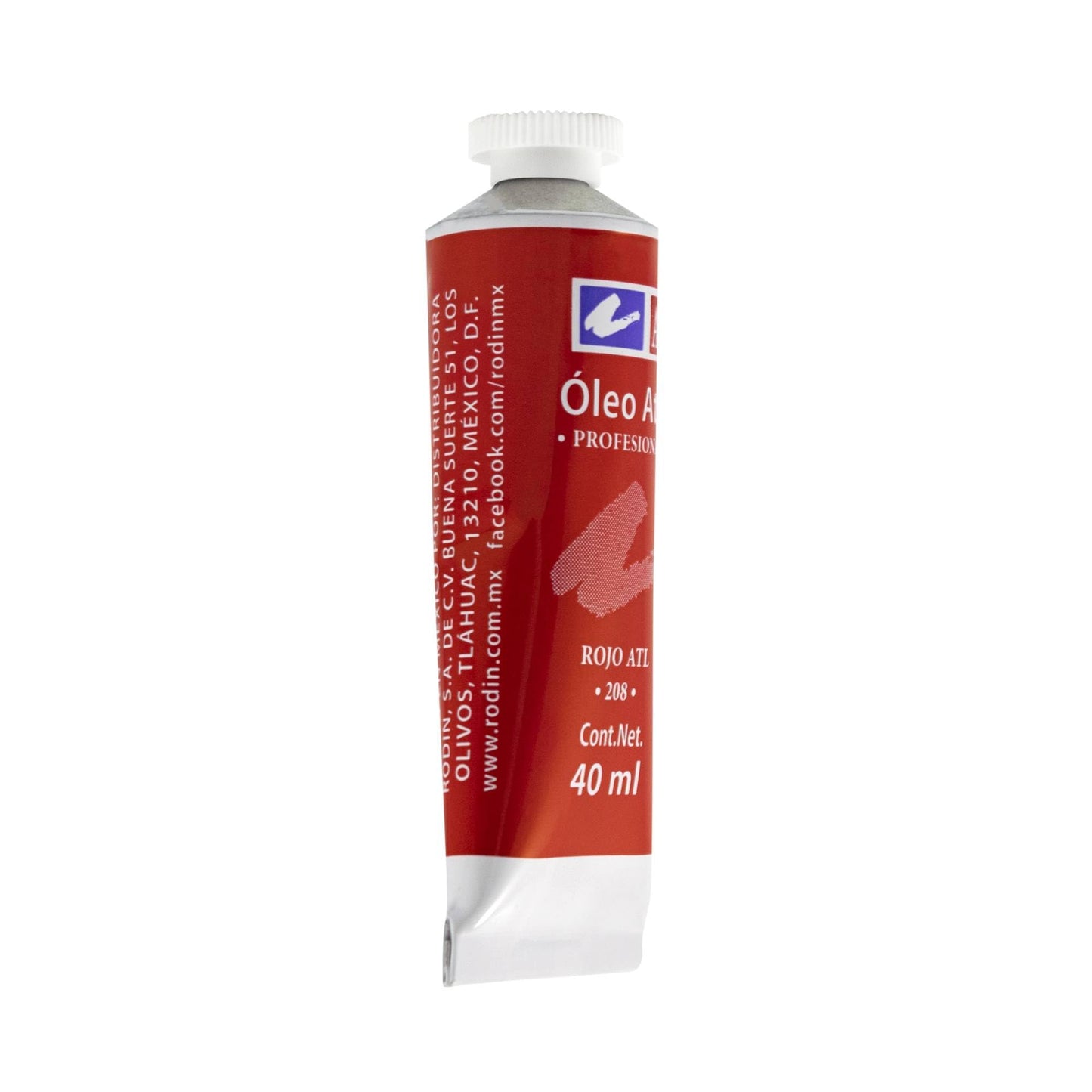 PINTURA AL OLEO ATL T-14 40ML ROJO NO 208 11471
