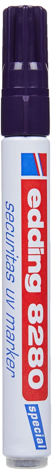 MARCADOR EDDING ESPECIAL SEGURIDAD UV 1.5-3MM ALUM. TINTA PERM. INVISIBLE 61-E-8280