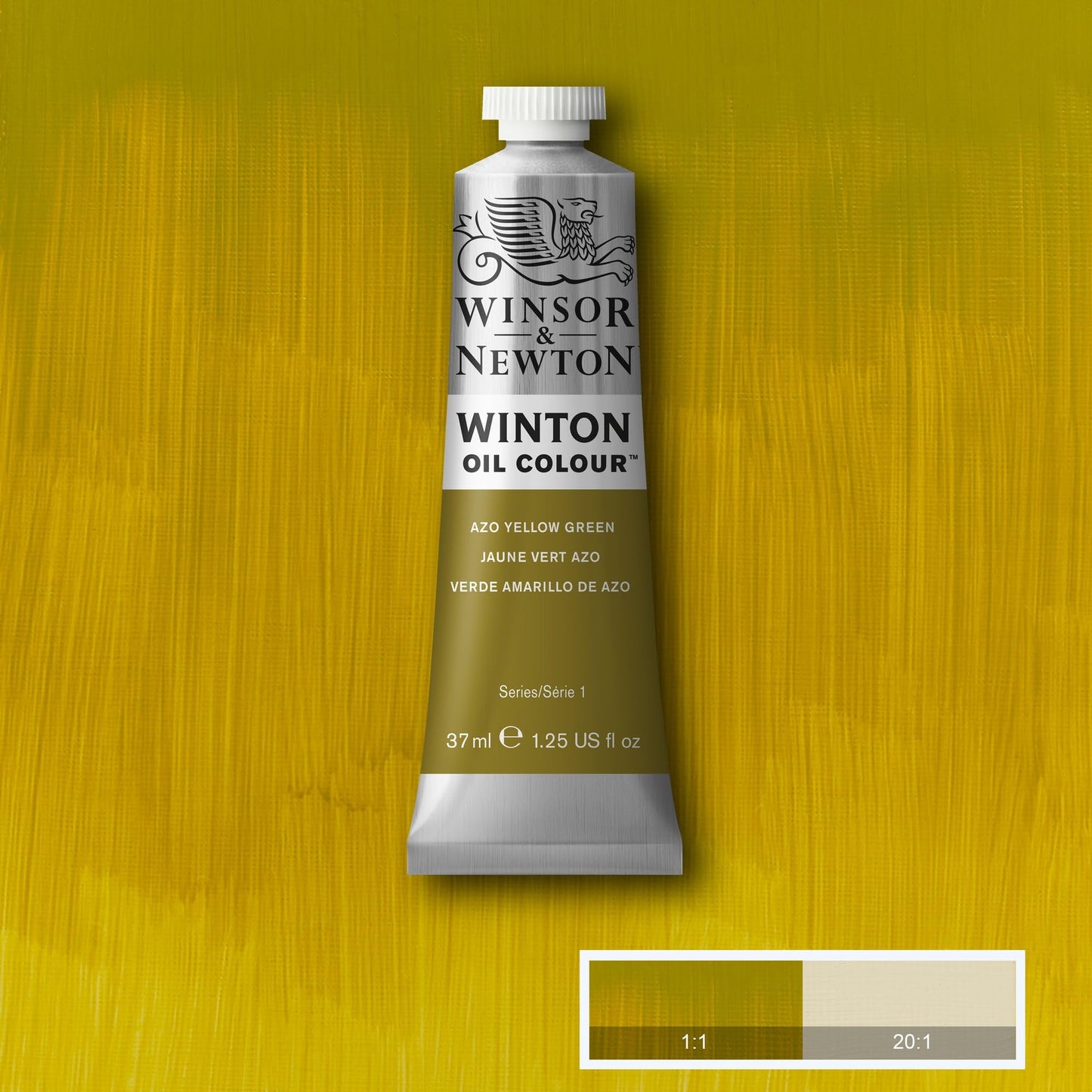 PINTURA AL OLEO W&N WINTON 37ML VERDE AMARILLENTO DE AZO NO 280 24774