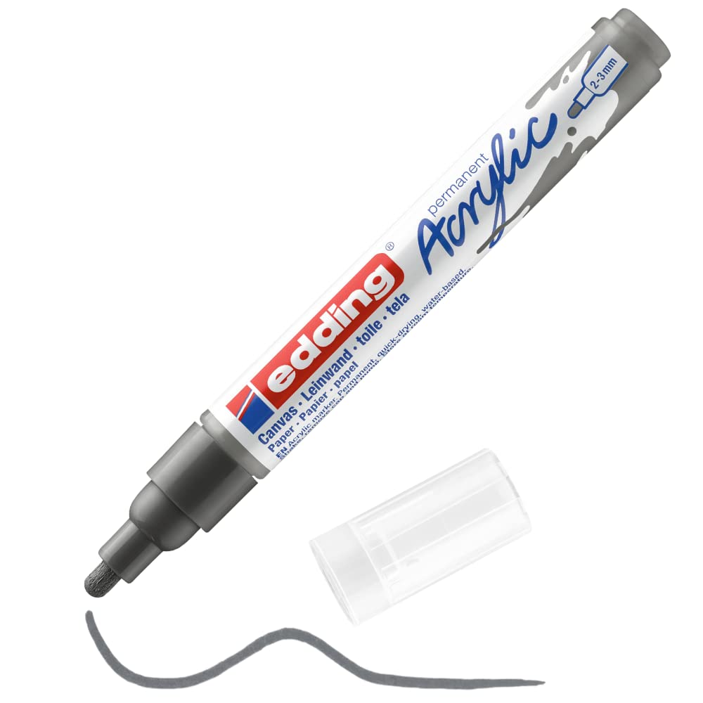 MARCADOR EDDING ACRYLIC 2-3MM ANTRACITA 61-E-5100-926