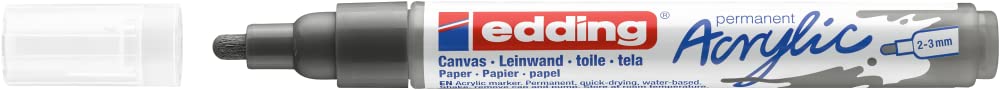 MARCADOR EDDING ACRYLIC 2-3MM ANTRACITA 61-E-5100-926