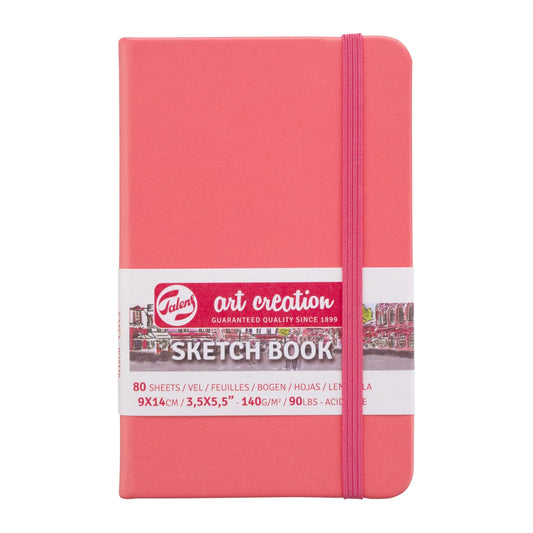 BLOCK SKETCHBOOK TALENTS ART CREATION CORAL 9X14CM 80HJ 140GR 28737
