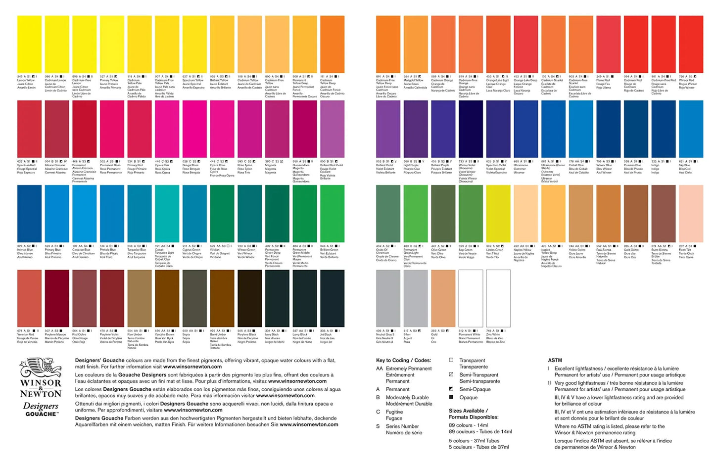 GOUACHE W&N DESIGNER 14ML AMARILLO PRIM NO 527 11252