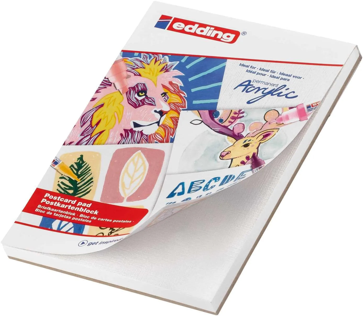 BLOCK EDDING ACRYLIC A6 10X15CM 300G 20H 61-E-30010-A6