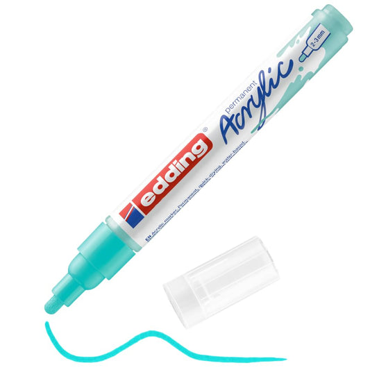 MARCADOR EDDING ACRYLIC 2-3mm TURQUESA 61-E-5100-934