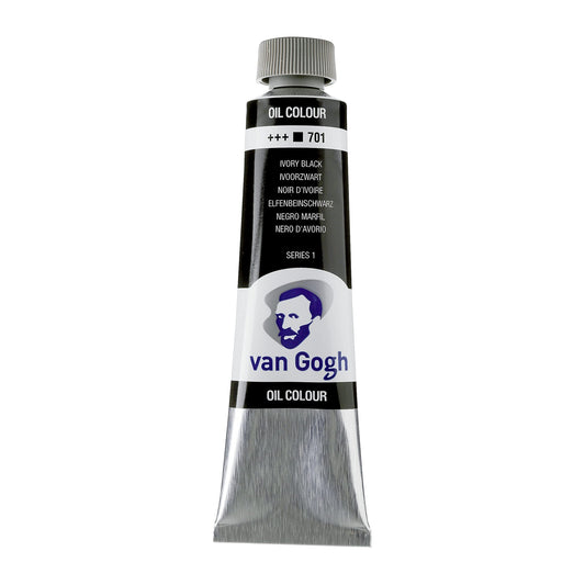 PINTURA AL OLEO VAN GOGH 40 ML NEGRO MAR 16550