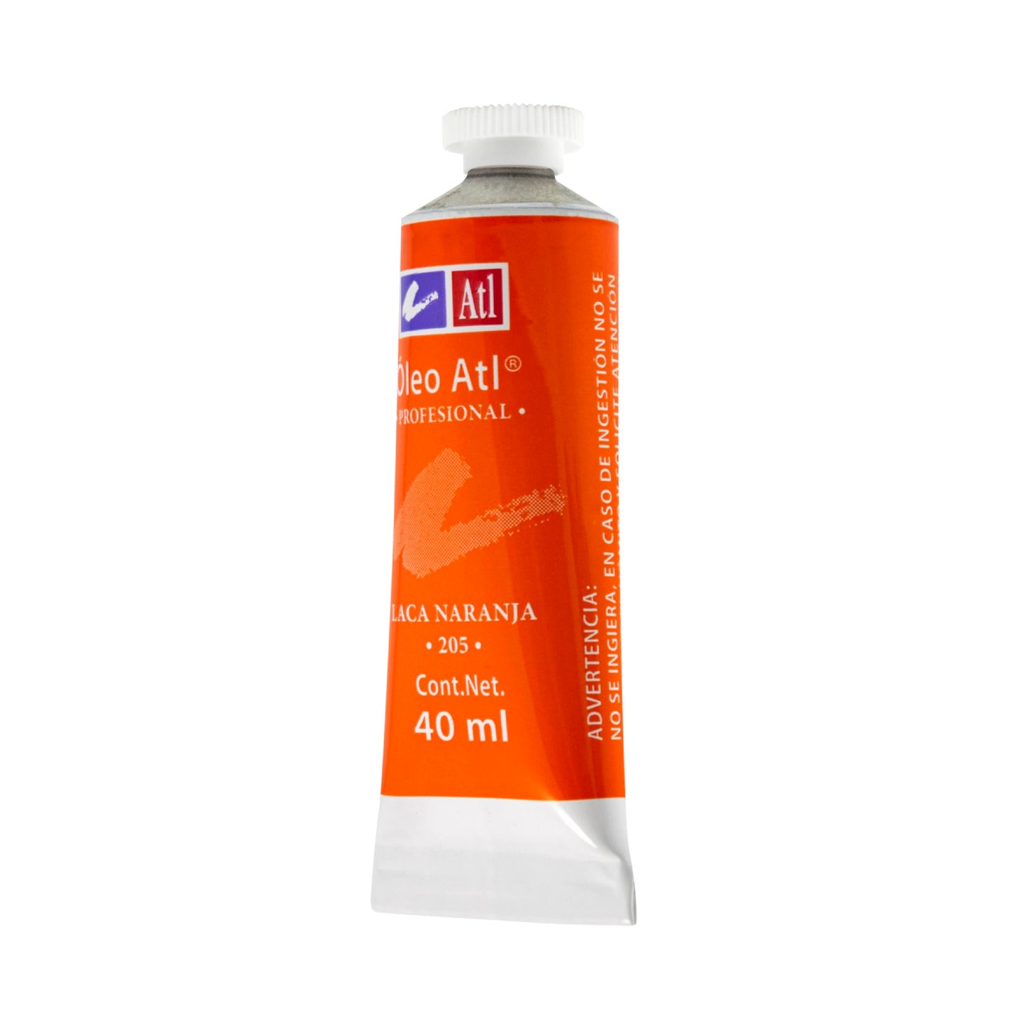 PINTURA AL OLEO ATL T-14 40ML LACA NARANAJA NO 205 11469