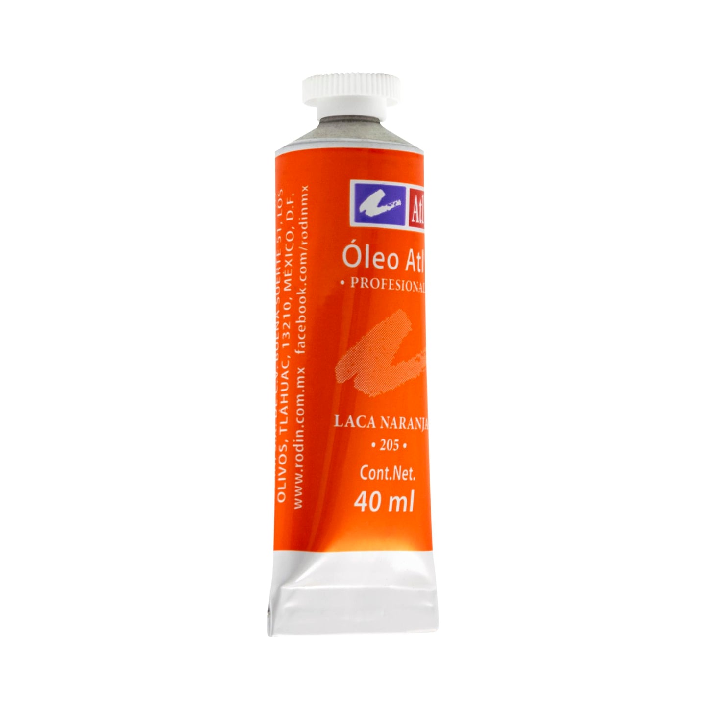 PINTURA AL OLEO ATL T-14 40ML LACA NARANAJA NO 205 11469