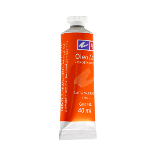 PINTURA AL OLEO ATL T-14 40ML LACA NARANAJA NO 205 11469