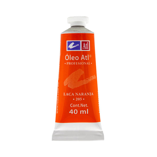 PINTURA AL OLEO ATL T-14 40ML LACA NARANAJA NO 205 11469