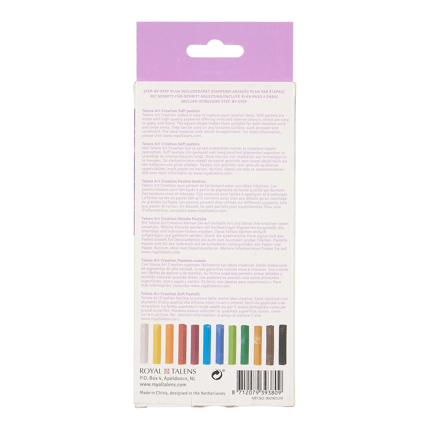 PASTEL SUAVE TALENTS ART CREATION C 12 BARRAS 23275