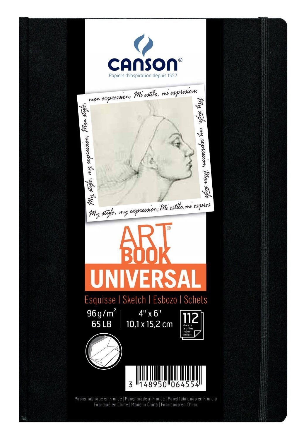 BLOCK CANSON UNIVERSAL 10.2X15.2CM 112H 96G 57536