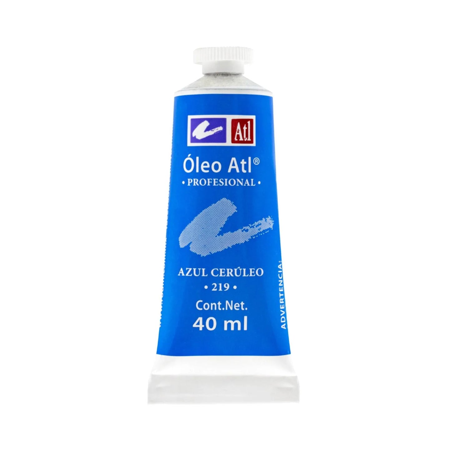 PINTURA AL OLEO ATL T-14 40ML AZUL CERULEO NO 219 11482