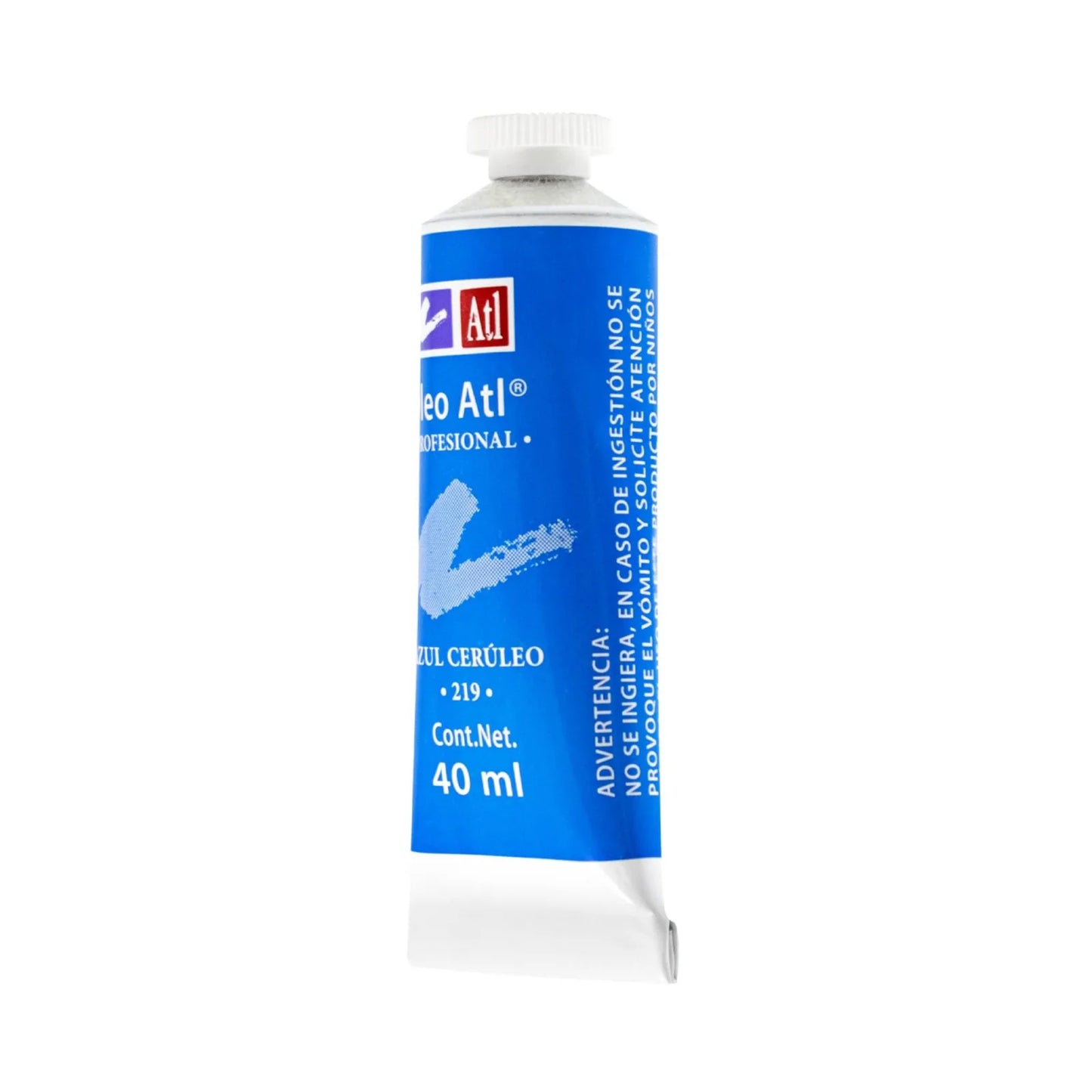 PINTURA AL OLEO ATL T-14 40ML AZUL CERULEO NO 219 11482