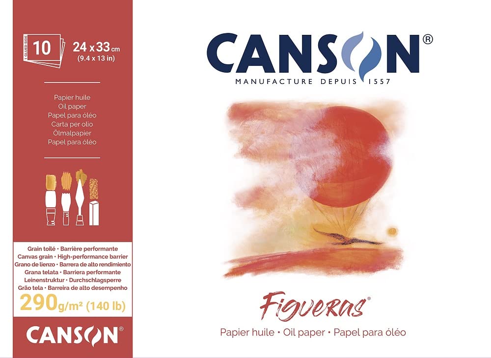 BLOCK CANSON FIGUERAS 24X33 10HJ 290G 62421