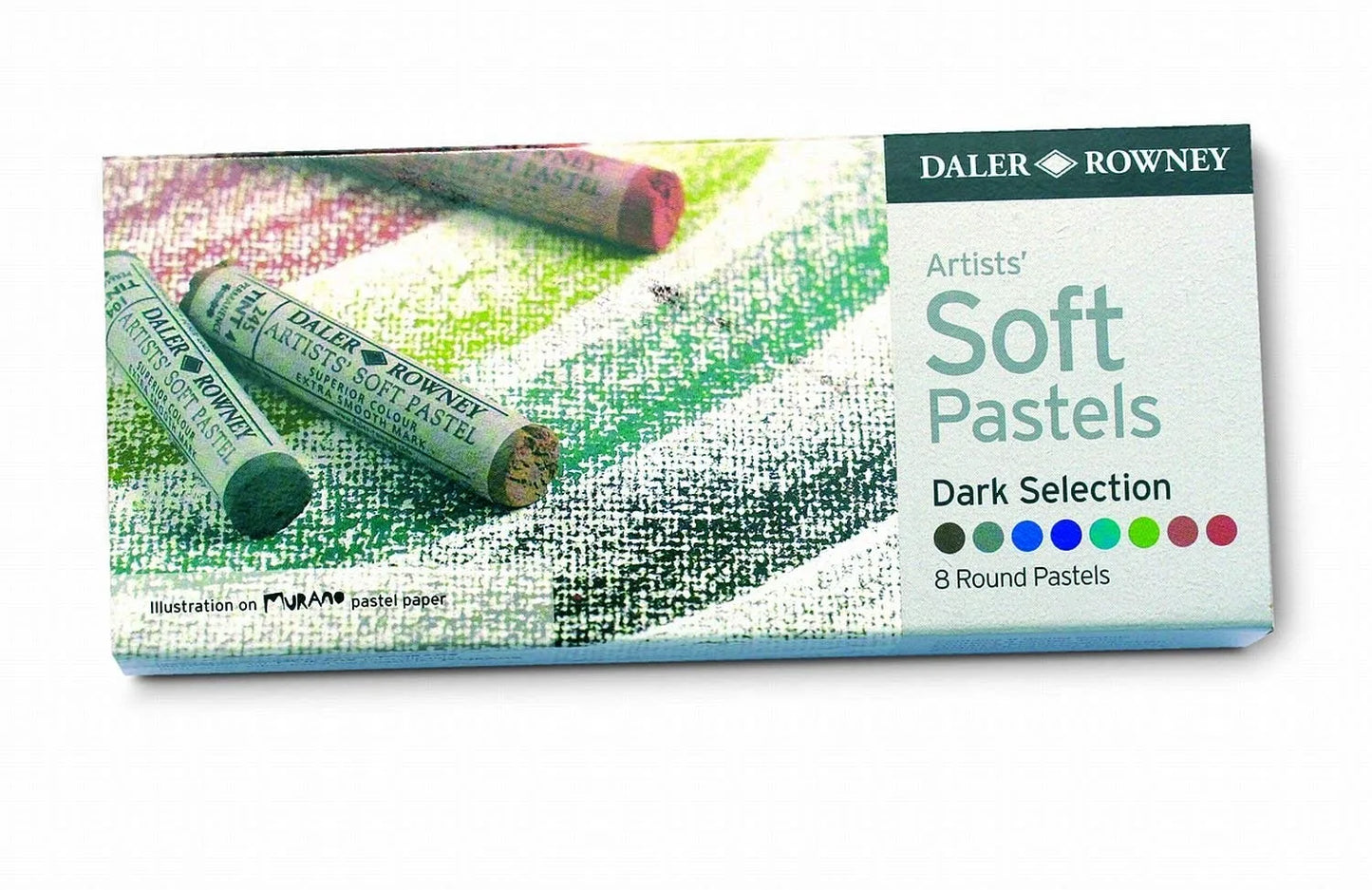 PASTEL SUAVE DALER&ROWNEY CON 8 COLORES DARK 66422