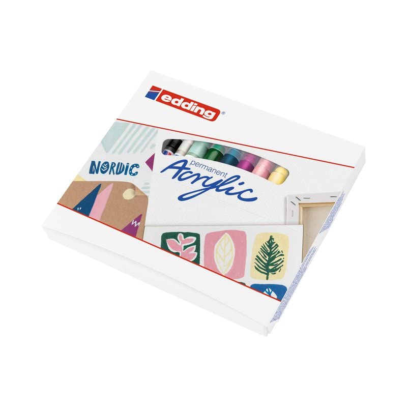 MARCADORES EEDING ACRYLIC STARTER X 8 NORDIC 61-E-SES8N