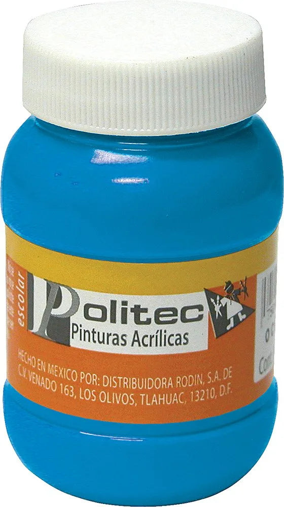 PINTURA POLITEC L-300 100ML 313 AZUL CELESTE 14178