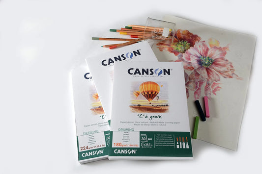 ALBUN CANSON CA GRAIN A4 21X31.4 30HJ 180G 62961