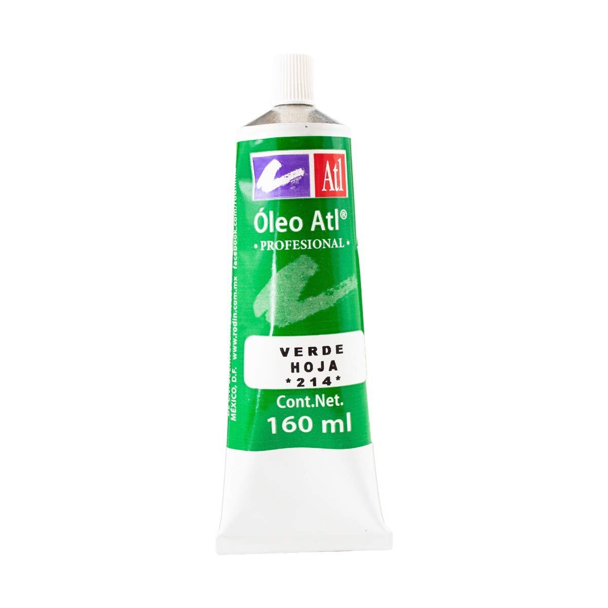 PINTURA AL OLEO ATL T-160ML VERDE HOJA NO 214 11509