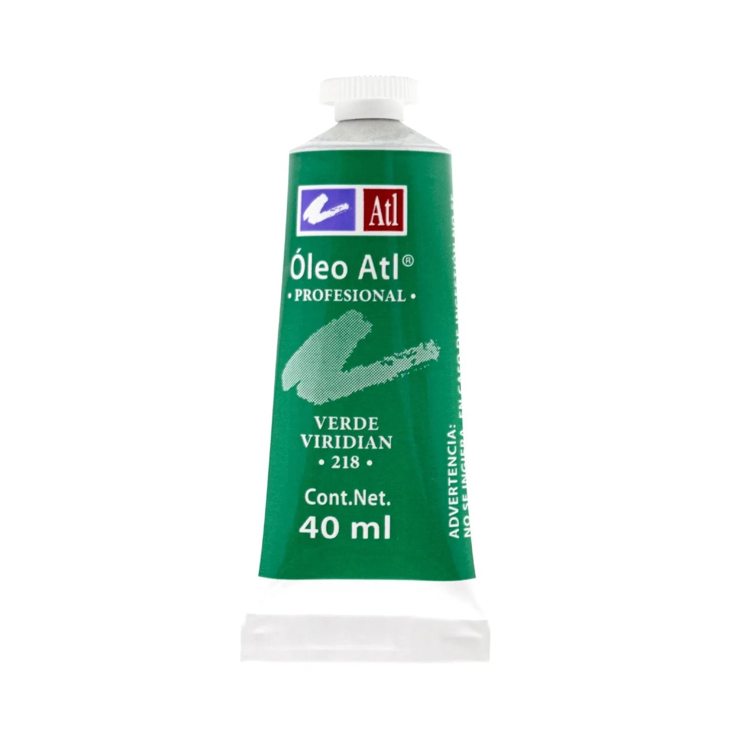 PINTURA AL OLEO ATL T-14 40ML VERDE VIRIDIAN NO 218 11481