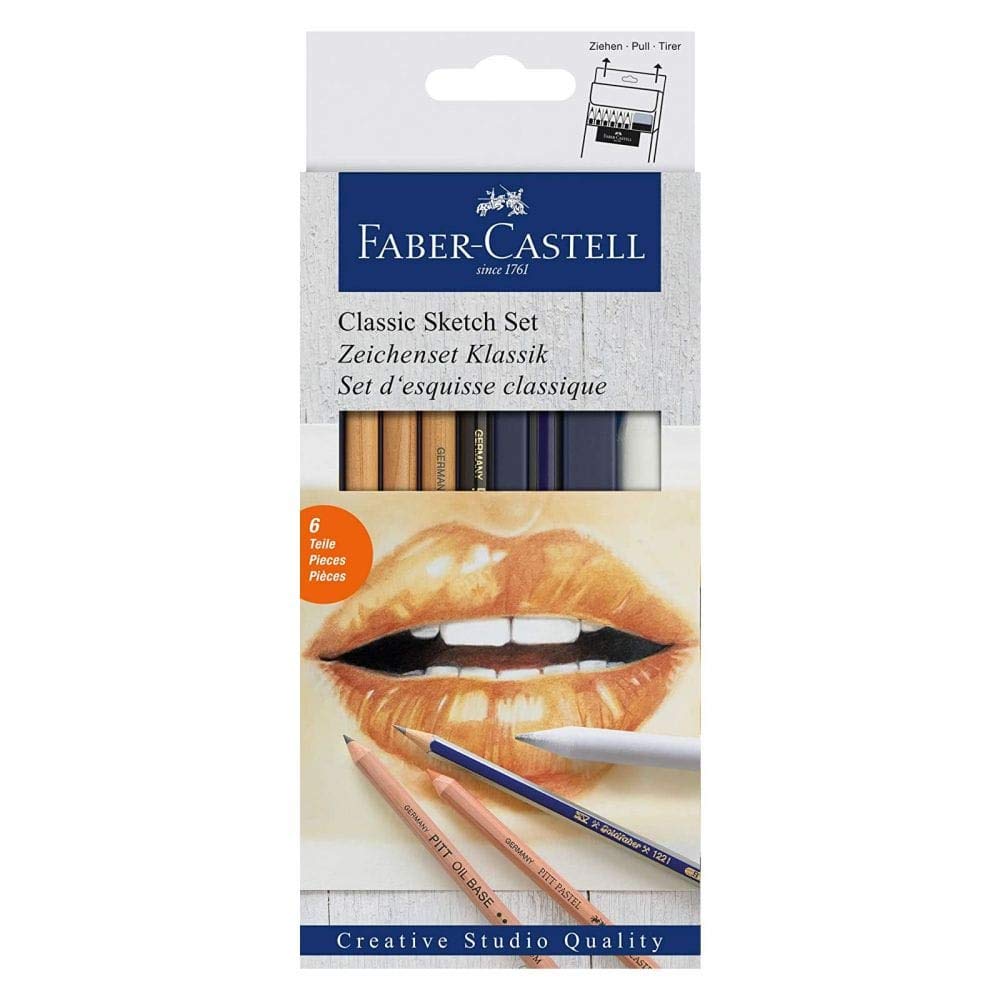 LAPIZ FC CLASSIC PASTEL SKETCH LABIOS X 6 114004