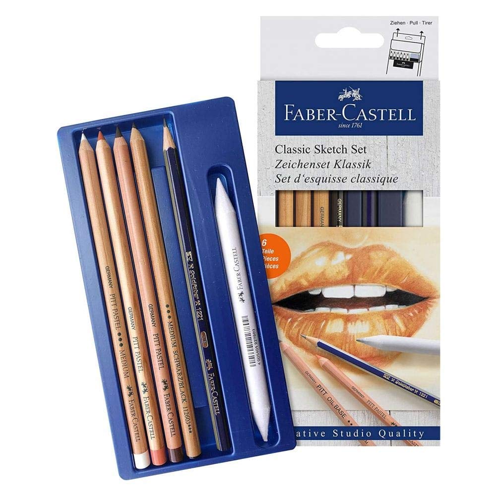 LAPIZ FC CLASSIC PASTEL SKETCH LABIOS X 6 114004