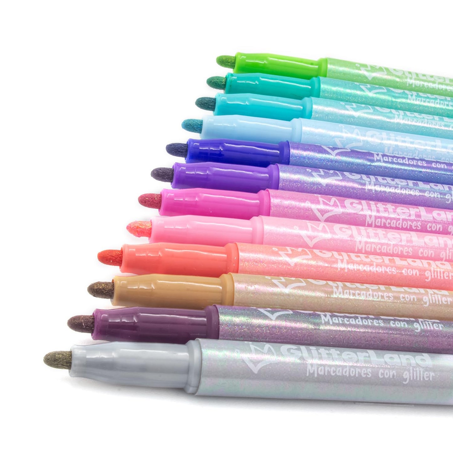 MARCADORES GLITTER INDRA LAND X 12 IND-0639