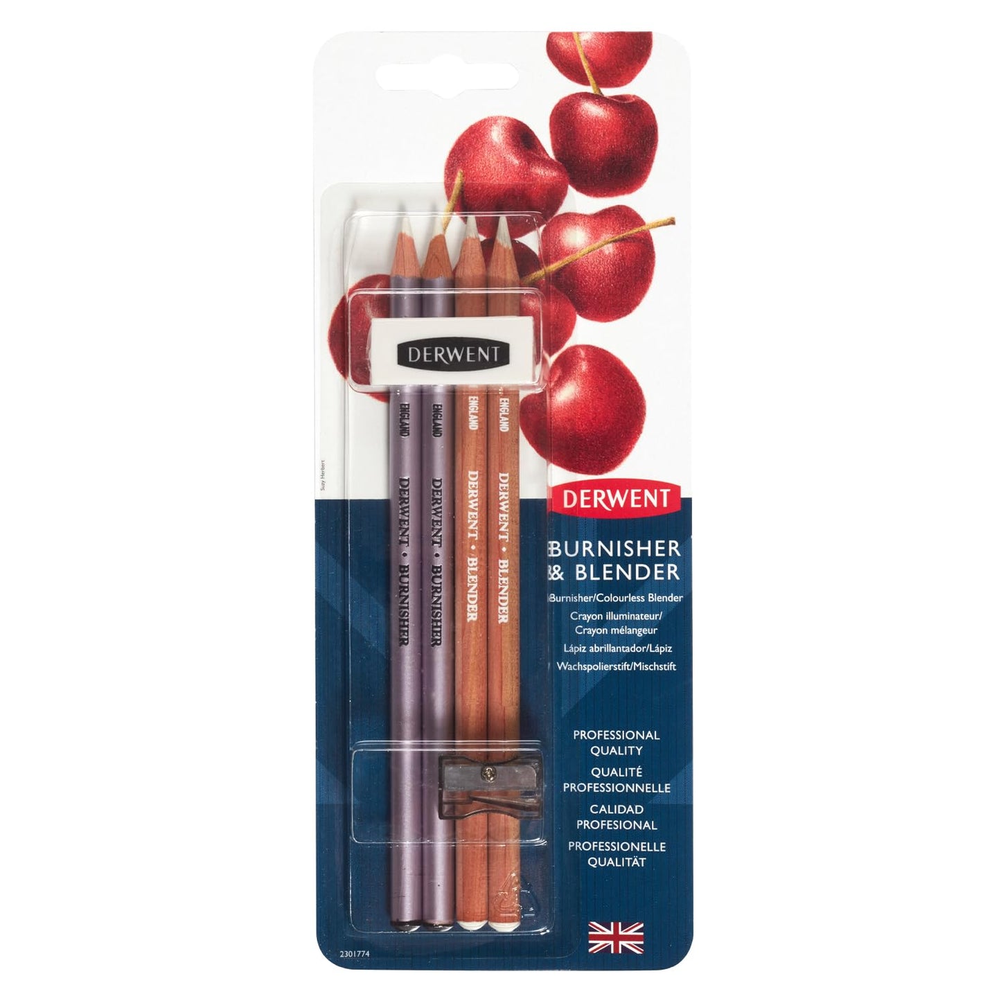 LAPICES DE DIBUJO DERWENT SET BLENDER Y BURNISHER 21386