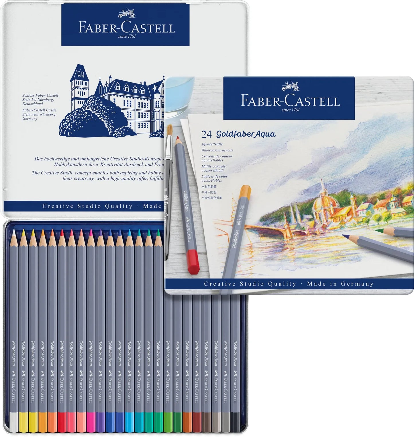 Lapiz FC Acuarelables Goldfaber x24 114624