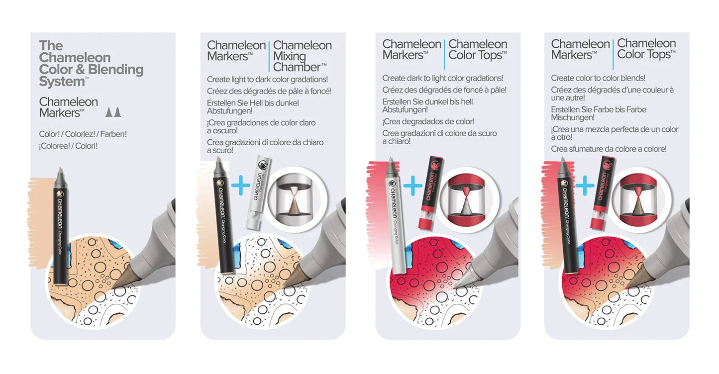 ROTULADORES CHAMELEON DOBLE PUNTA NO.02 ECHCS6602