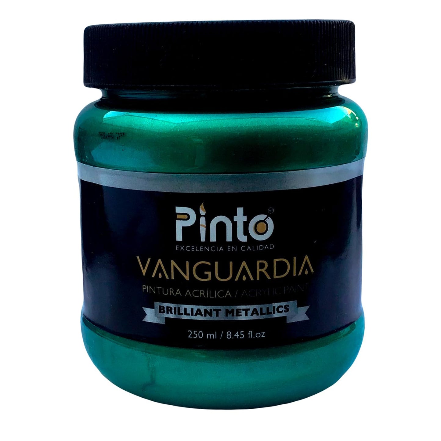 PINTURA ACRILICA PINTO VANGUARDIA 250ML METALICO 567 ESMERALDA 377567
