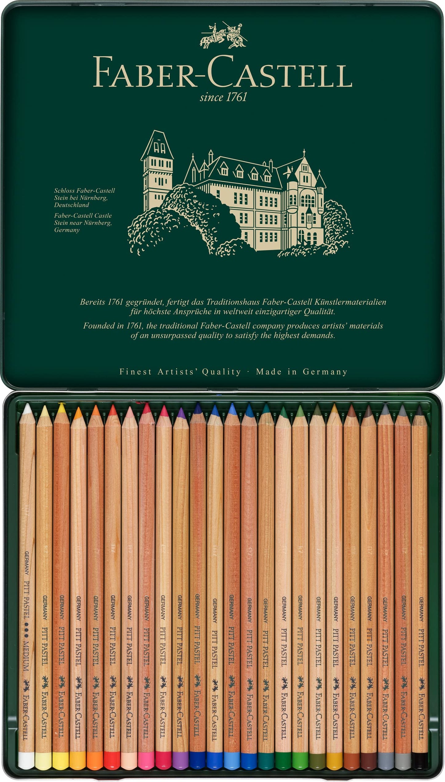 Lapiz Colores FC Pitt Pastel x 24 112124