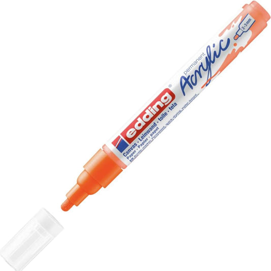 MARCADOR EDDING ACRYLIC 2-3MM NARANJA NEON 61-E-5100-066