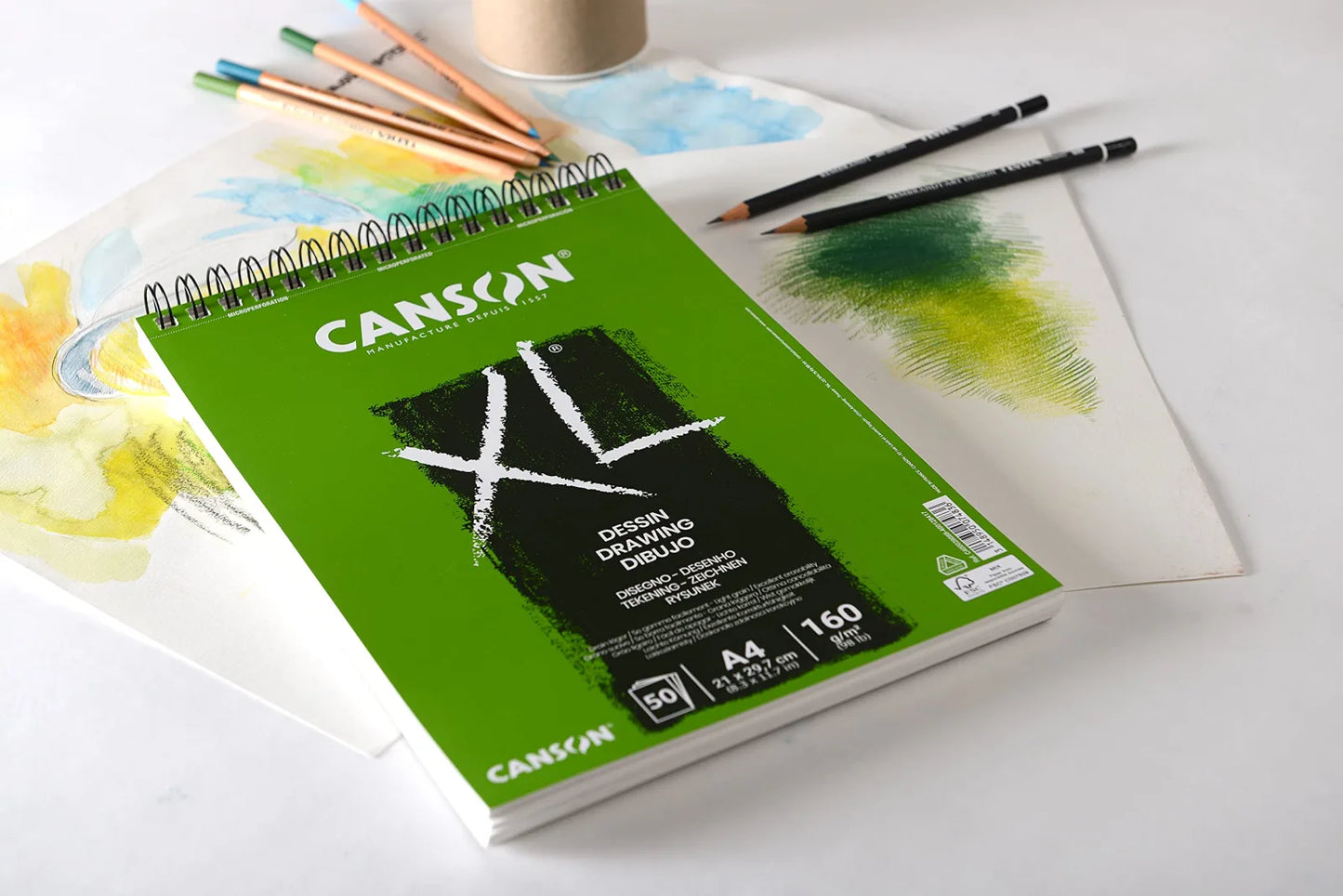 ALBUN CANSON XL DESSIN A4 21X29.7 50HJ 160G SPP 62757