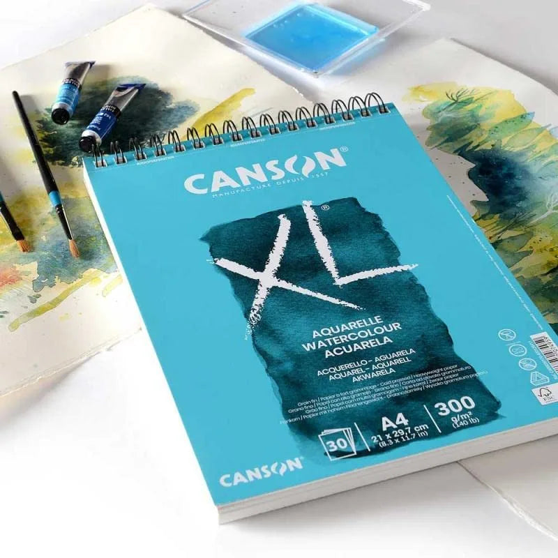 ALBUN CANSON XL AQUARELLE A4 21X29.CM 300G 30HJ GF 62761