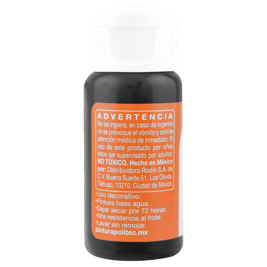 PINTURA POLITEC HOBBY CERAMICA NEGRO 29579