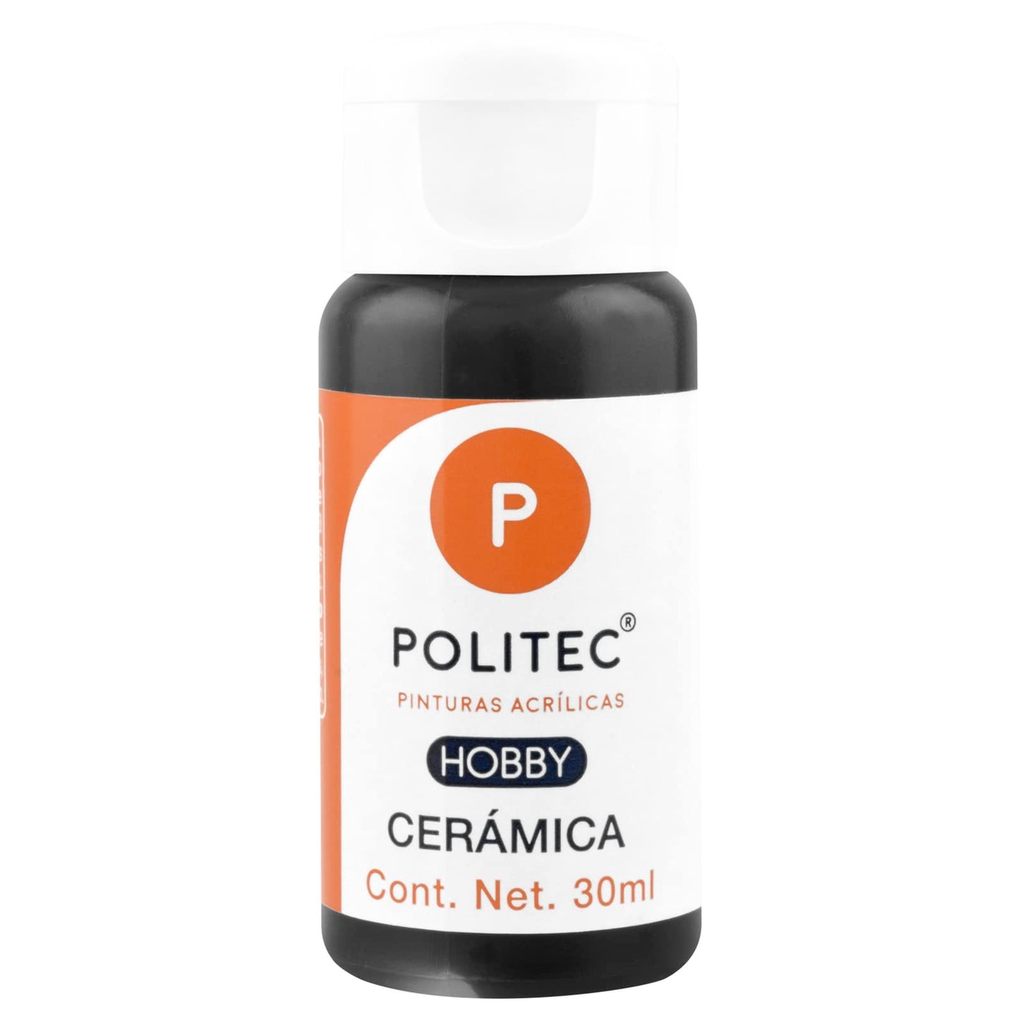 PINTURA POLITEC HOBBY CERAMICA NEGRO 29579