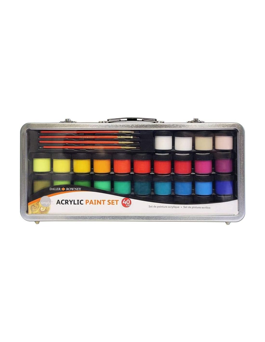 PINTURA ACRILICA SIMPLY SET 38 COLORES 18ML 66426