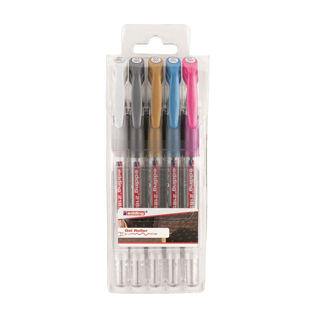 ROLLERGEL EDDING METALICO P.F. 0.7MM X5 61-E-21855-MET