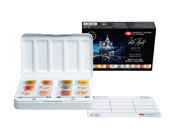 ACUARELAS WHITE NIGHTS EDIC. METALICA Y PASTEL 12 TUBOSS 350021