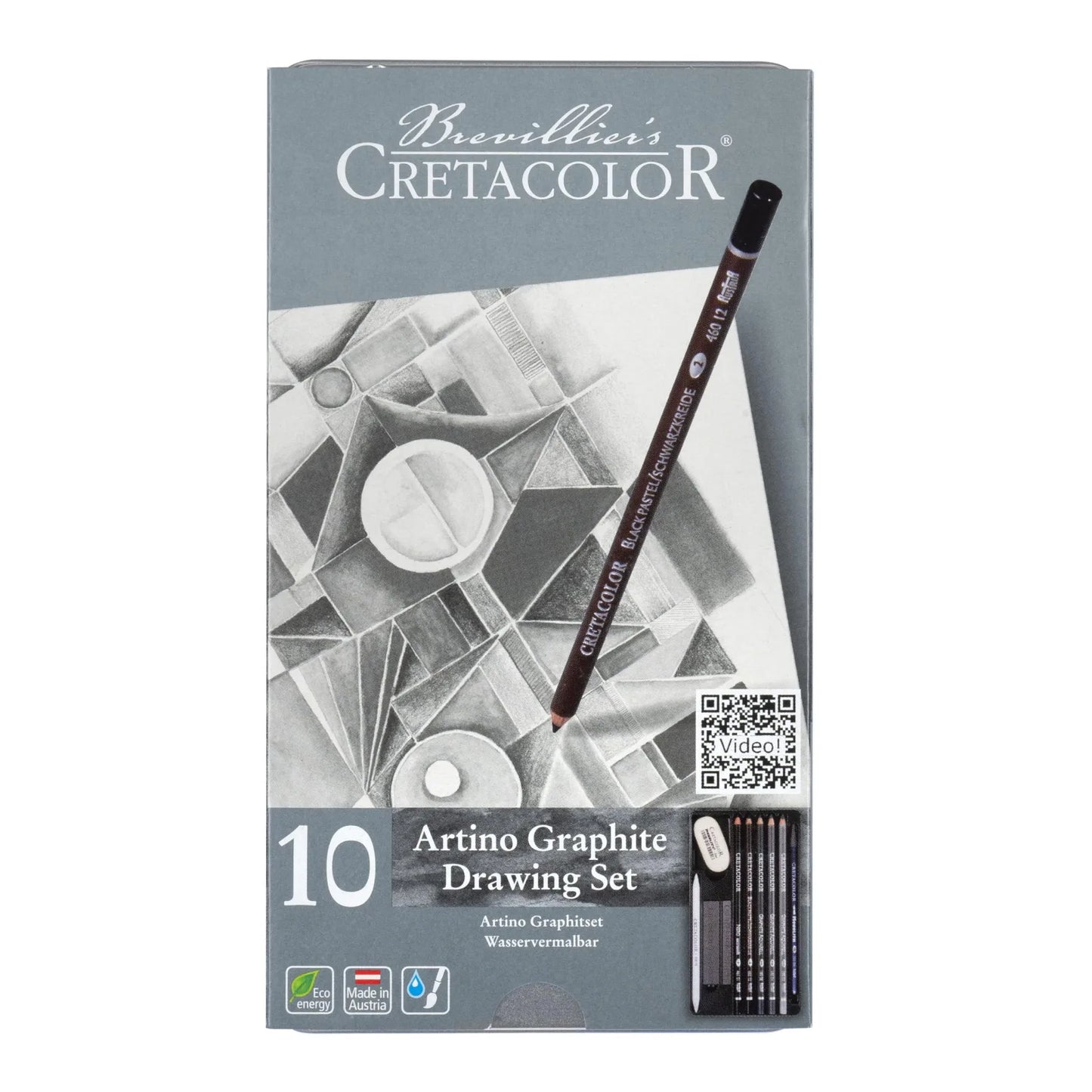 LAPICES DE GRAFITO CRETACOLOR ARTINO GRAFHITE DRAWING  SET C10 ECC040021