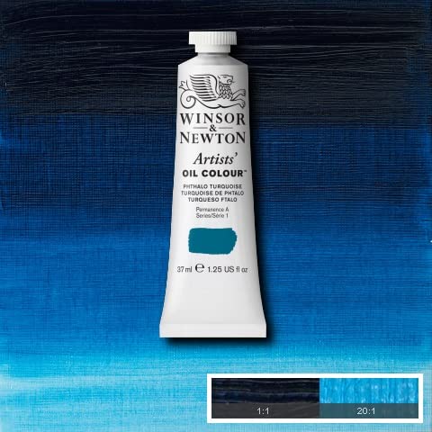 PINTURA AL OLEO W&N ARTISTS 37MLTURQ FTALO S-1 NO 526 11044