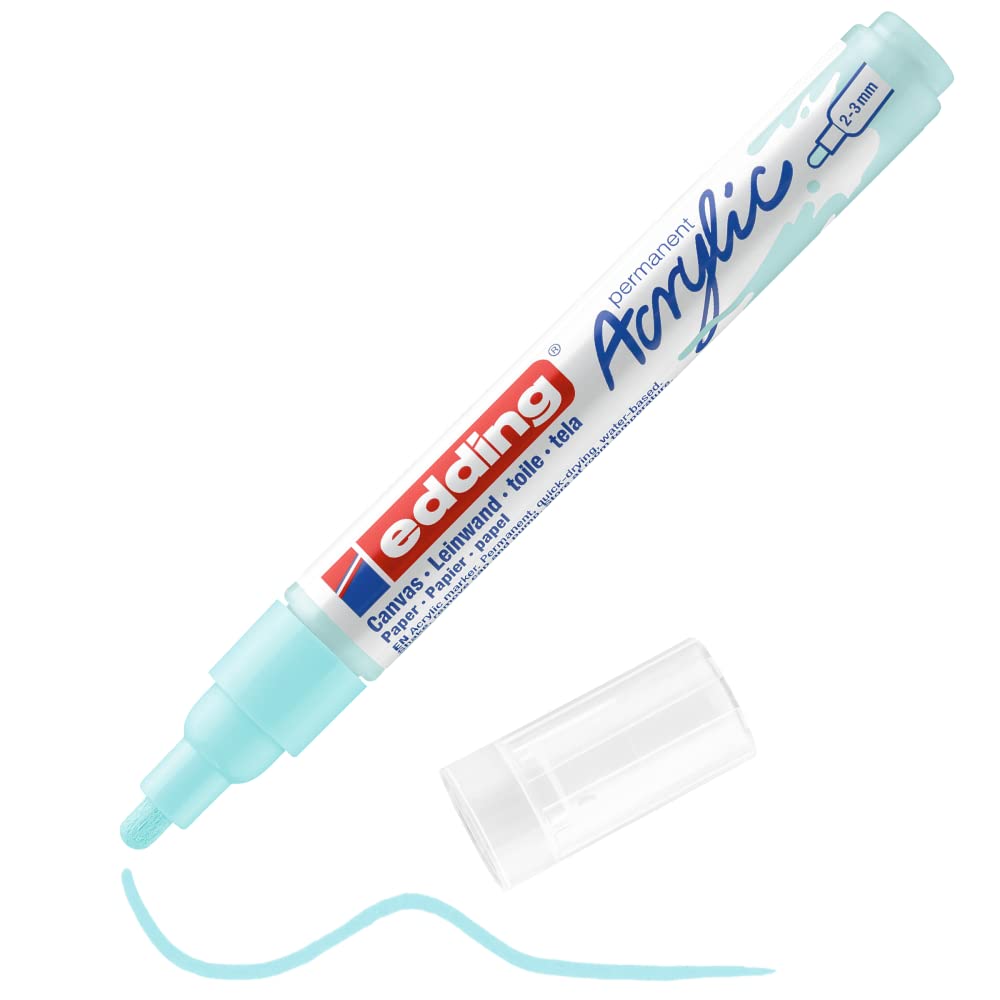 MARCADOR EDDING ACRYLIC 2-3mm AZUL PASTEL 61-E-5100-916